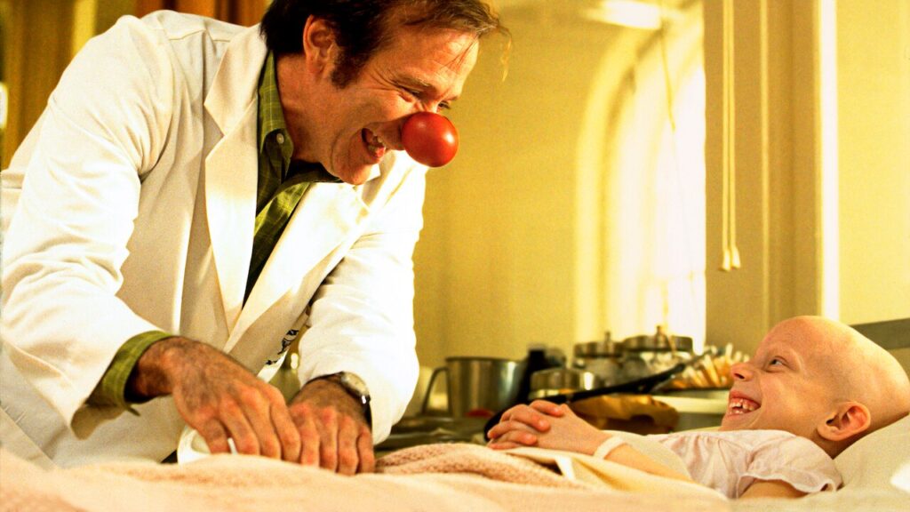 filmes sobre saude Patch Adams O Amor e Contagioso