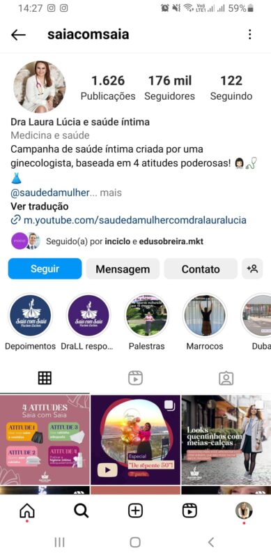 instagram para médicos